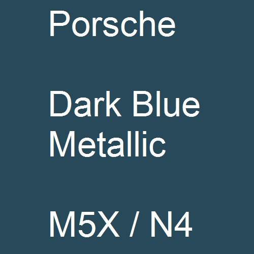 Porsche, Dark Blue Metallic, M5X / N4.
